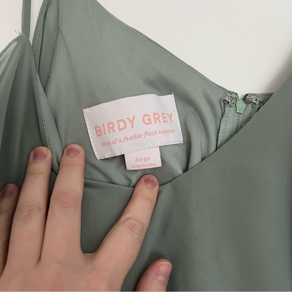 NWT Birdy Grey bridesmaid dress Jane size large sage green - Picture 4 of 4